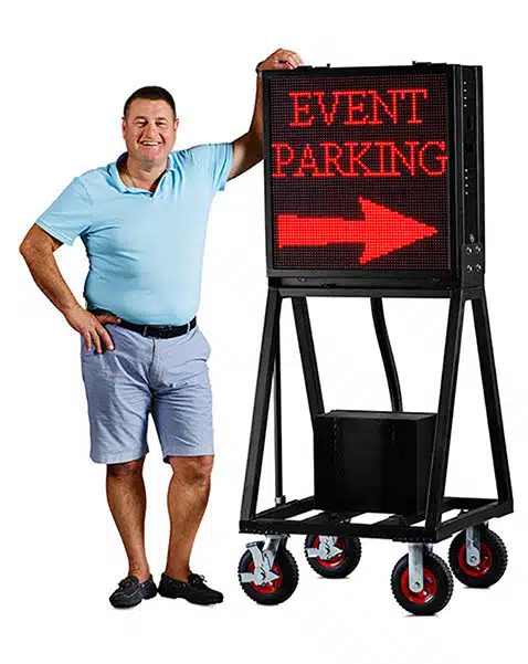 Parking LED sign board designed by iCatcher