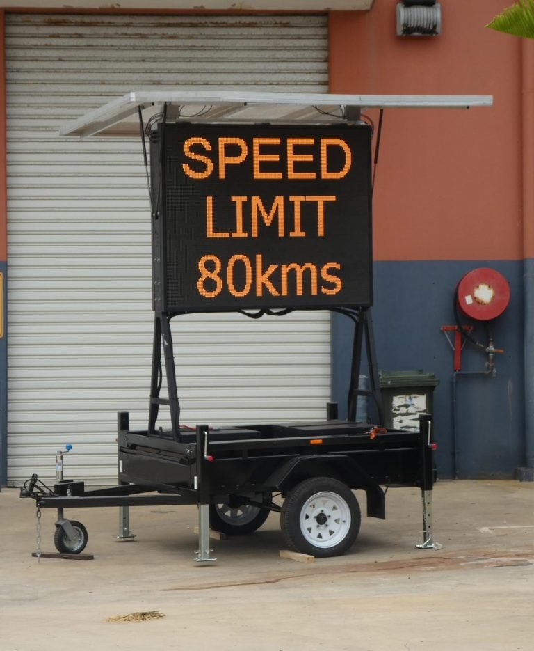 Speed limit LED sign board designed by iCatcher